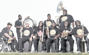 The Hot 8 Brass Band members