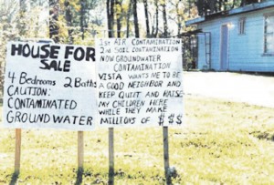 Sign in front of a Mossville home for sale. Photos courtesy of MEAN