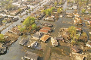 Flooding in the Lower Ninth Ward during Hurricane Katrina was blamed on the MRGO channel, which was closed in 2009.