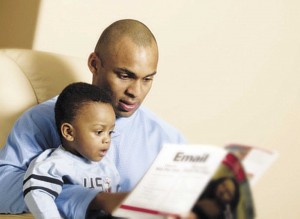 By most measures, black fathers have proven to be just as involved with their children as other dads in similar living conditions — or more so — according to the latest study released in July by the Centers for Disease Control and Prevention’s National Center for Health Statistics in Atlanta.  (Photo courtesy of blackbluedog.com)