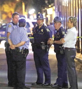 La. State troopers in French Quarter 030215