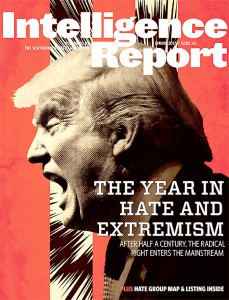 The cover of the recently released Spring issue of the Southern Poverty Law Center.