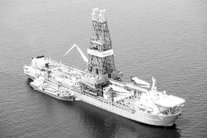 Transocean's Discoverer Enterprise drillship operates in the Gulf of Mexico.