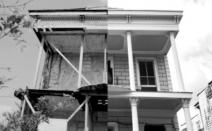 Above is the before and after snapshot of the former Straight University Boarding House and Dining Hall, buitl between 1866 and 1871, located at 1424 N. Claiborne Avenue. The historic building was restored by the Preservation Resource Center using Historic Tax Credits that are on the chopping block under the proposed GOP tax plan. It was the last remaining building associated with Straight, one of the first African-American universities in the state of Louisiana.