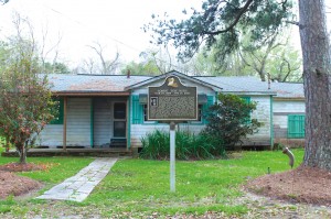 Robert Hicks' white clapboard house with the green shutters was a meeting place for a group that resisted the Ku Klux Klan in the 1960s.