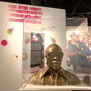 A bust of Professor Longhair