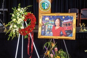 Services honoring the memory of local news anchor Nancy Parker were held on Friday, August 23 on the campus of Xavier University.