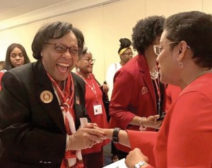 Members of Delta Sigma Theta Sorority, Inc. took to Capitol Hill on last month in droves, meeting with congressional leaders and staffers and pushing legislation important to the Black community.