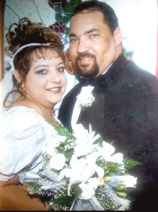 Karla Semien, left, with her now deceased husband Darrell, says that a cemetery northeast of Lake Charles refused to bury her husband Darrell, a sheriff's deputy, because he was Black.