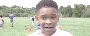 Louis Smith, one of the 300 children that attended STEM NOLA's Rocket Day Photo courtesy of youtube