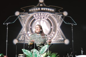 Susan Hutson officially became the first female sheriff fro the City of New Orleans, as well as the first Black woman sheriff in the state of Louisiana when she took the oath of office during a swearing in ceremony on Monday, May 2.

Photo by Brandin Campbell/Capture Connect media