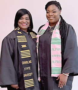 Suzzon Jiles and her daughter, Trinity Jiles both graduated from Grambling University on May 12. Mama Jiles earned a bachelor's degree in Child Development while Trinity received her bachelor's degree in Biology.